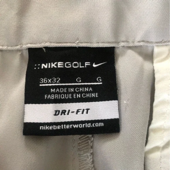 Nike Dri-Fit Quick Dry Golf Pants Size 36 - Picture 3 of 5